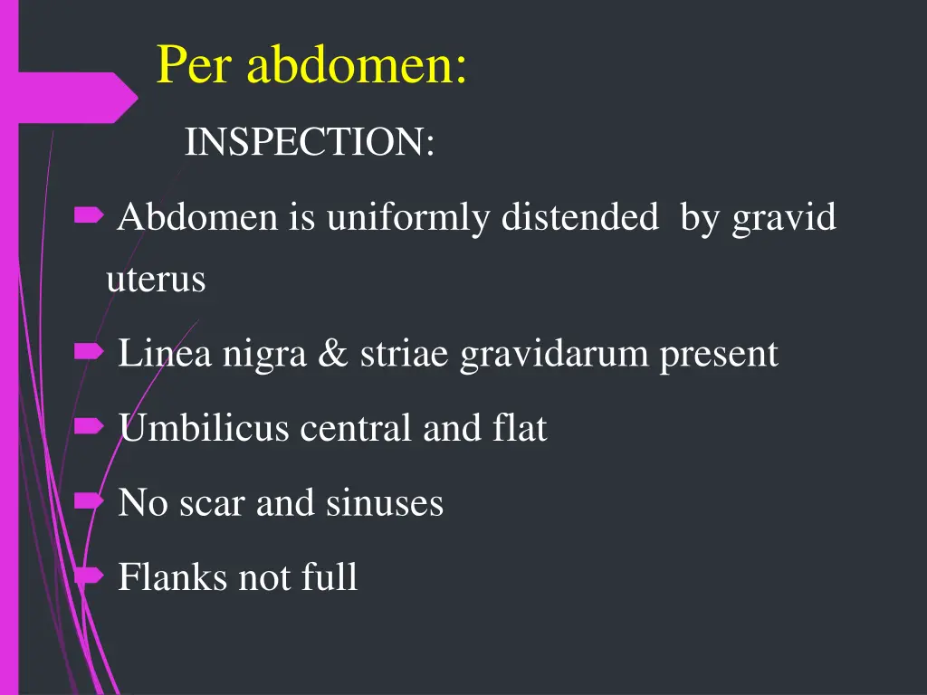 per abdomen