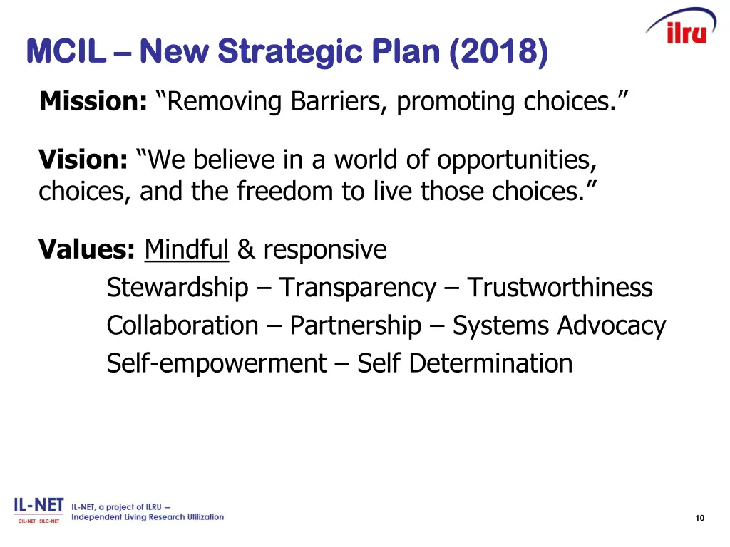 mcil mcil new strategic plan 2018 new strategic