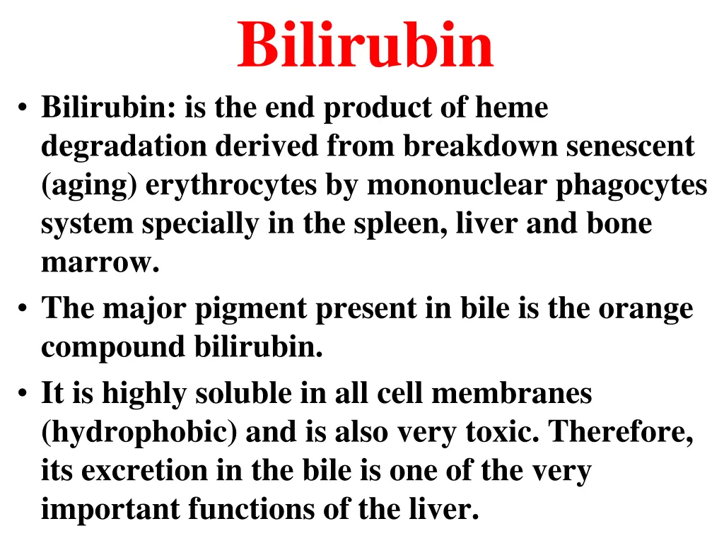 bilirubin