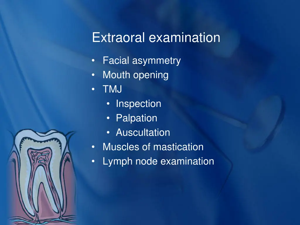 extraoral examination
