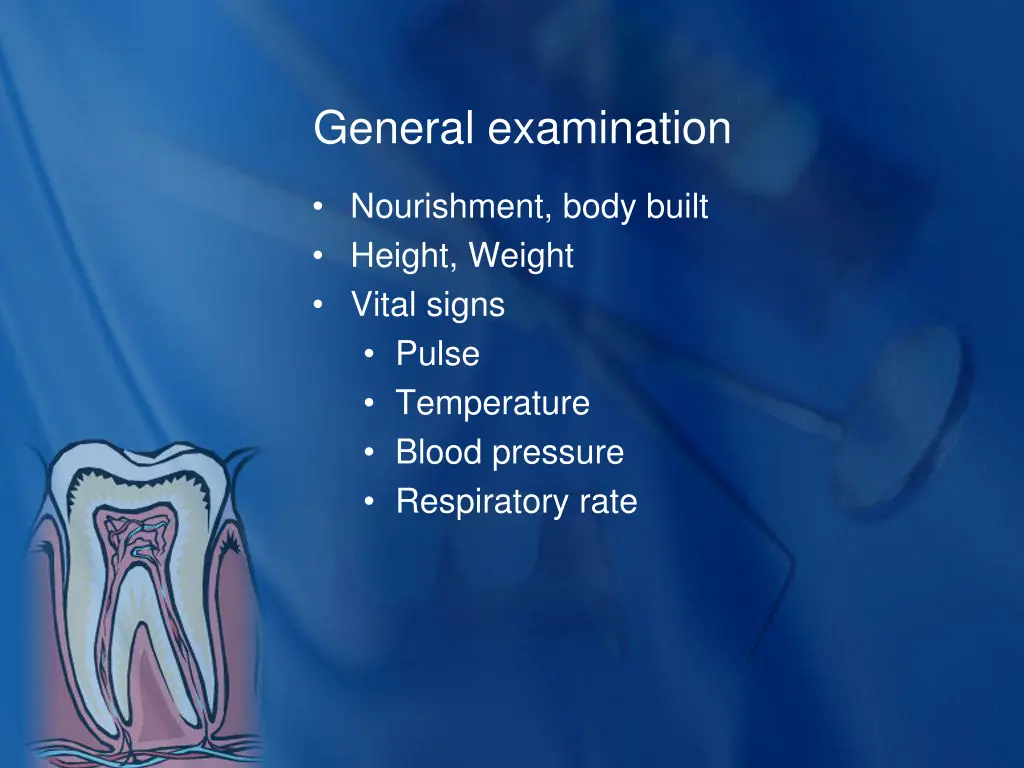 general examination