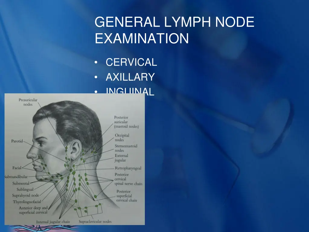 general lymph node examination