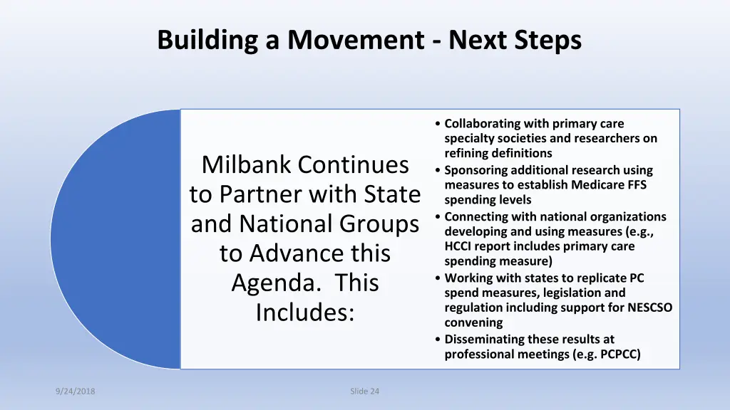 building a movement next steps