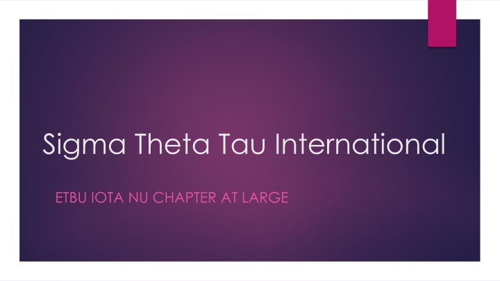 sigma theta tau international