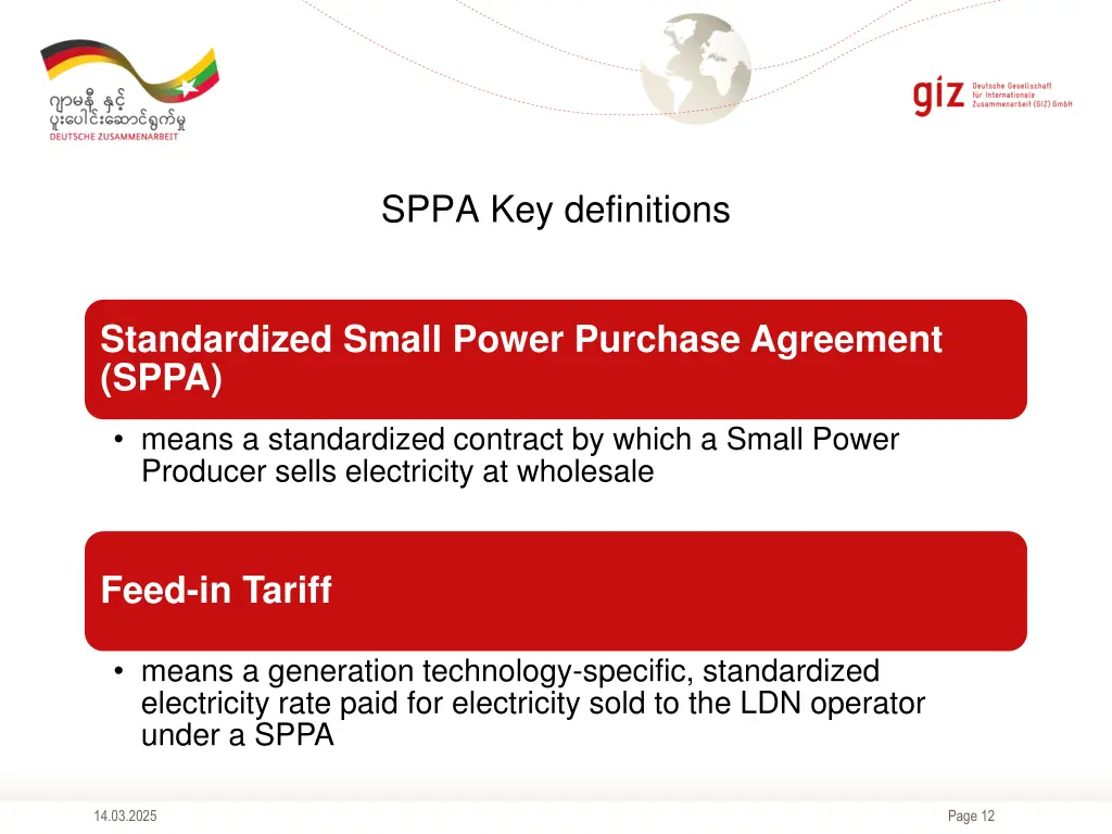 sppa key definitions