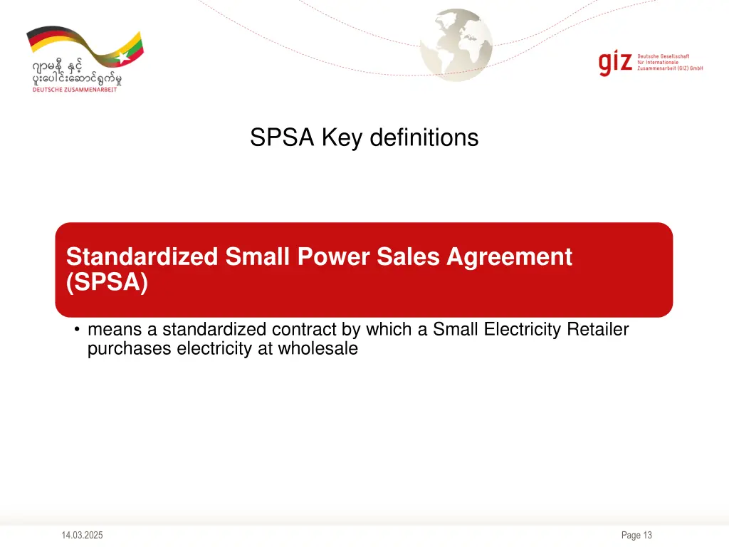 spsa key definitions