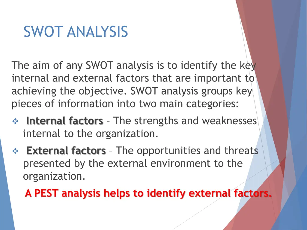 swot analysis