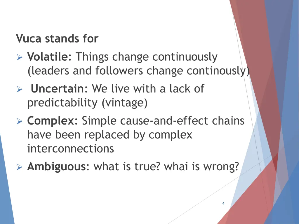 vuca stands for