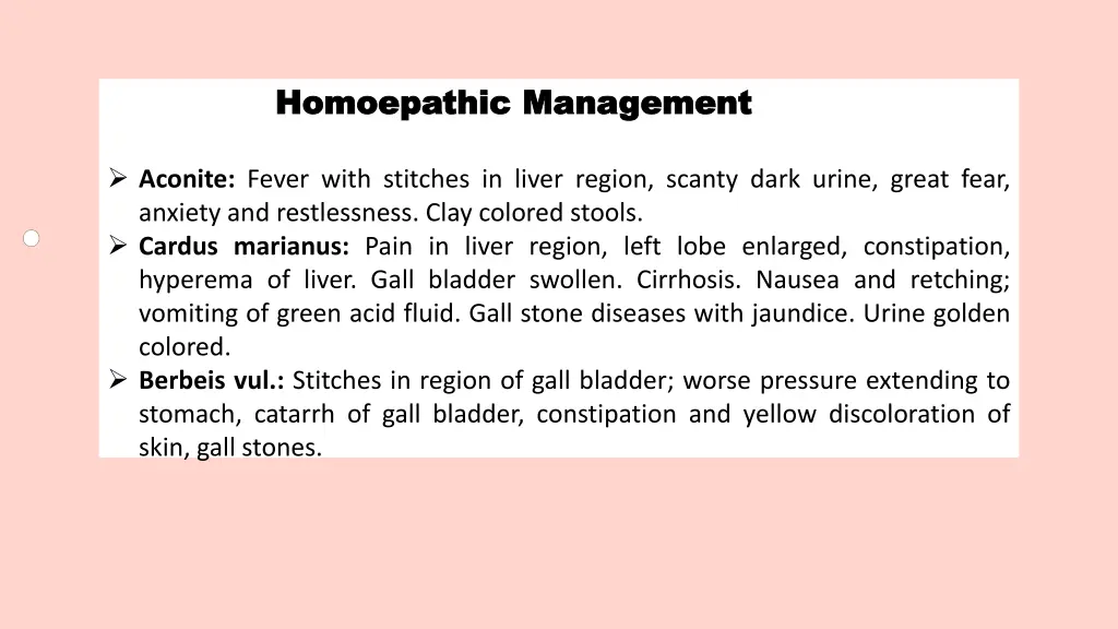 homoepathic homoepathic management