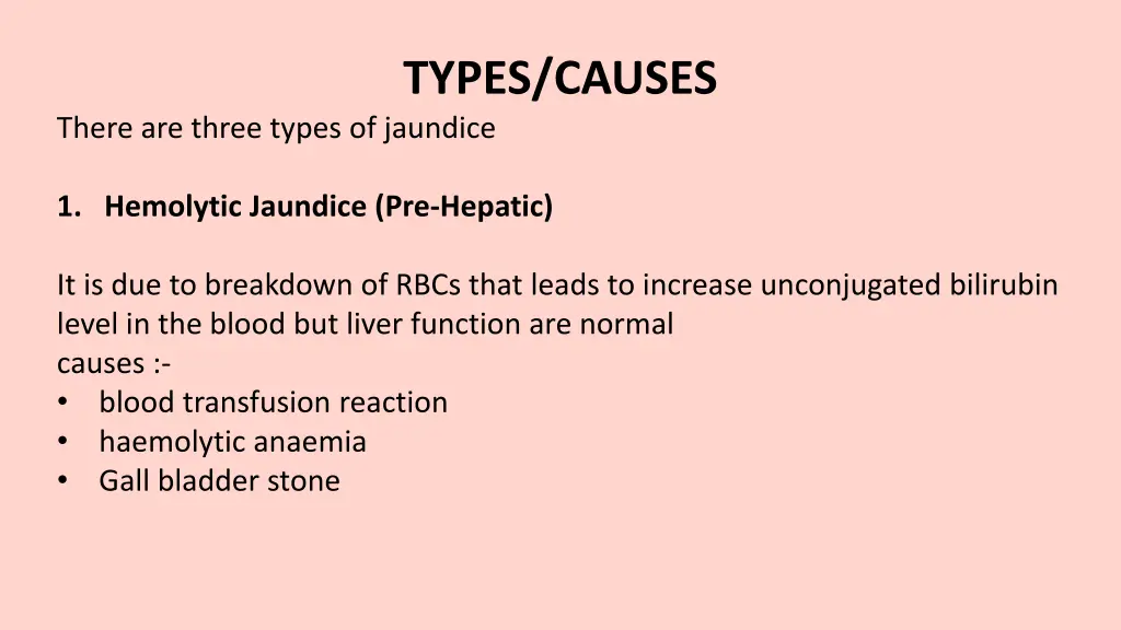 types causes