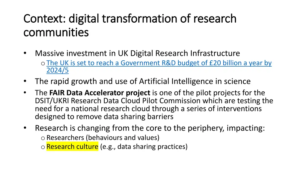 context digital transformation of research 1