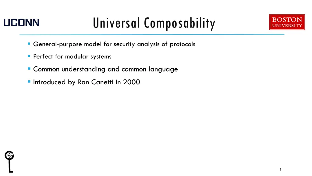 universal composability