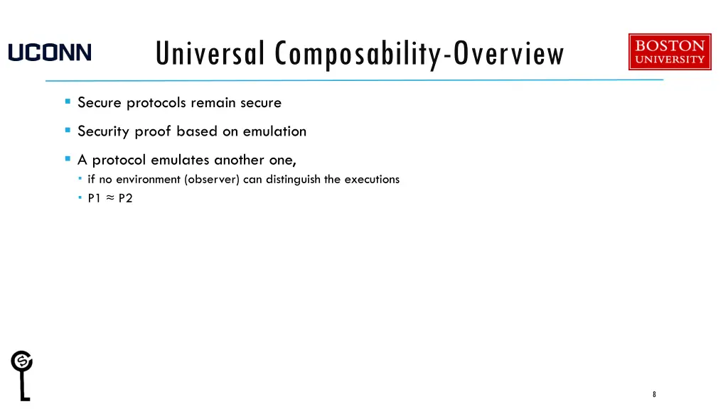 universal composability overview