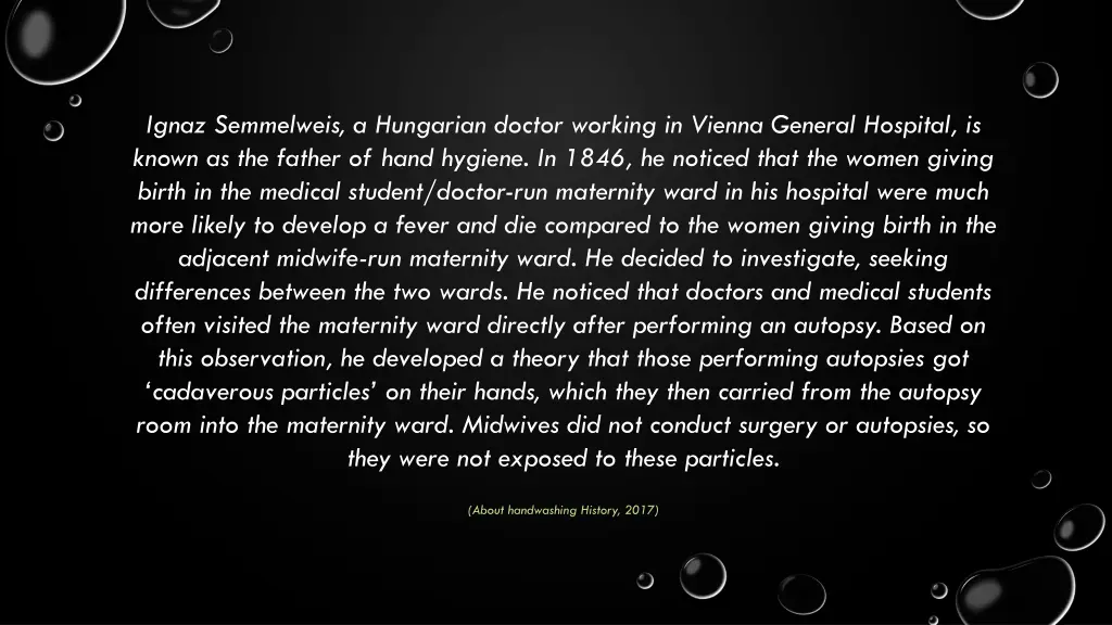 ignaz semmelweis a hungarian doctor working