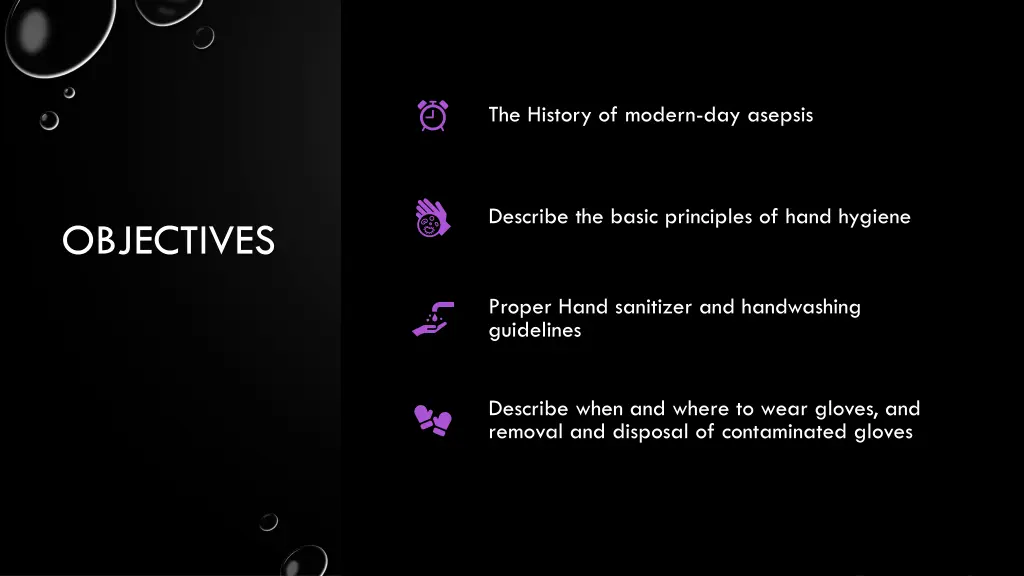 the history of modern day asepsis