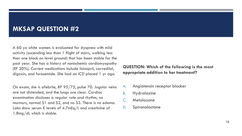 mksap question 2