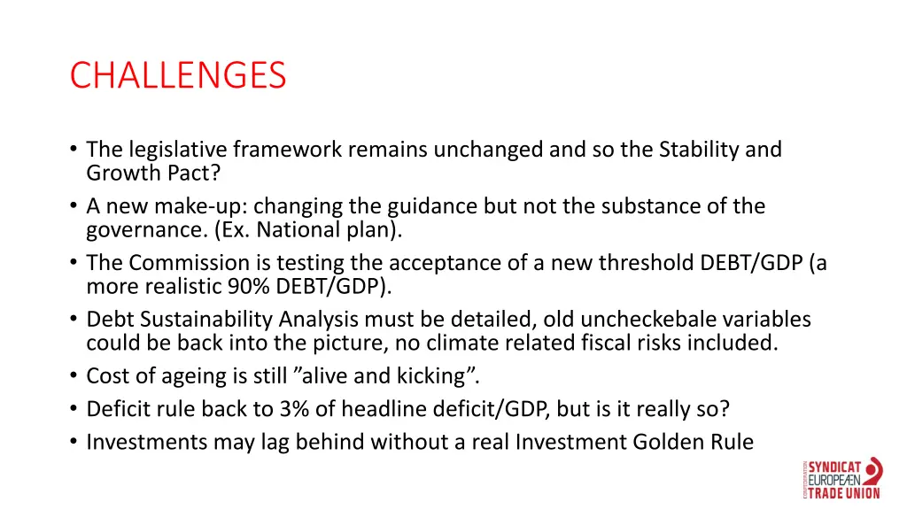 challenges