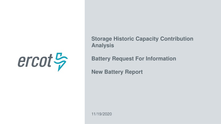 storage historic capacity contribution analysis