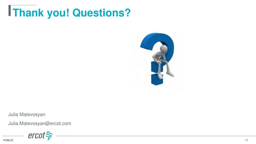 thank you questions