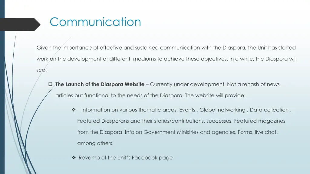 communication