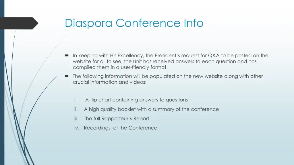 diaspora conference info