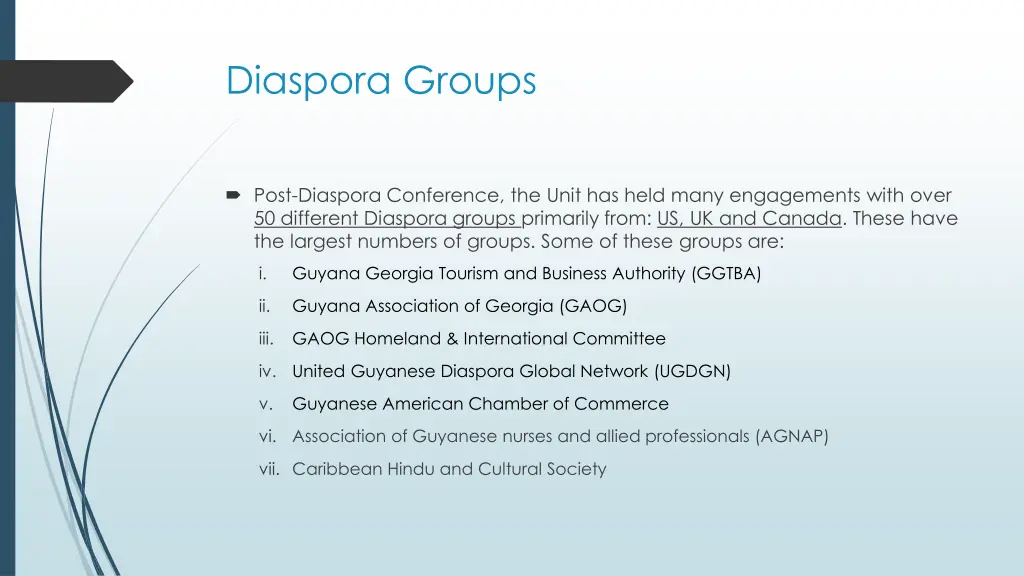 diaspora groups 1