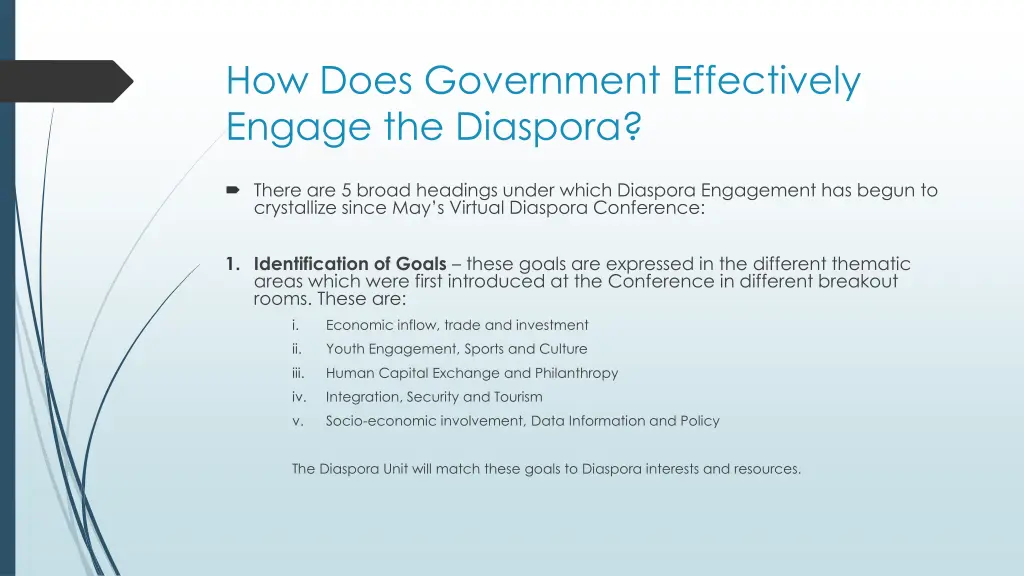 how does government effectively engage