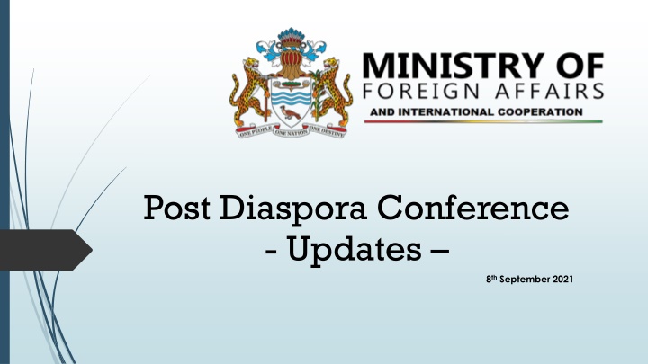 post diaspora conference updates