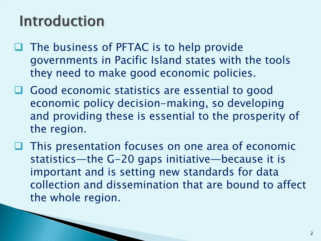 the business of pftac is to help provide