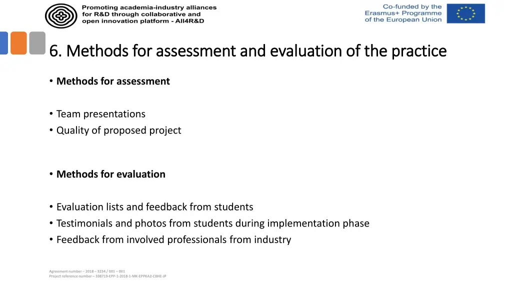 6 6 methods for assessment and evaluation