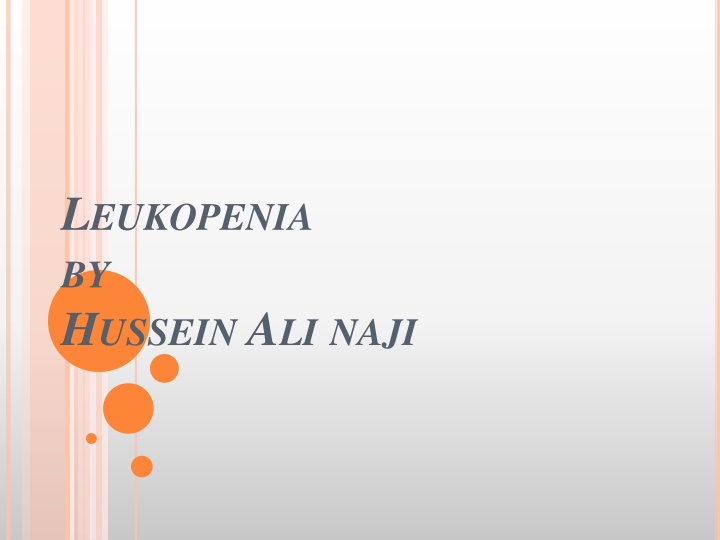 l eukopenia by h ussein a li naji
