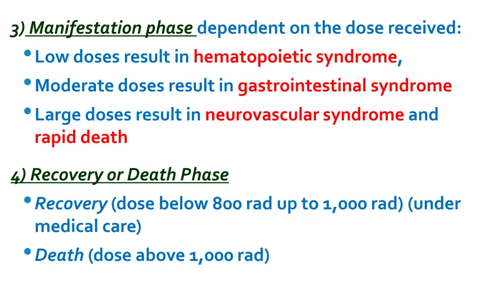 3 manifestation phase dependent