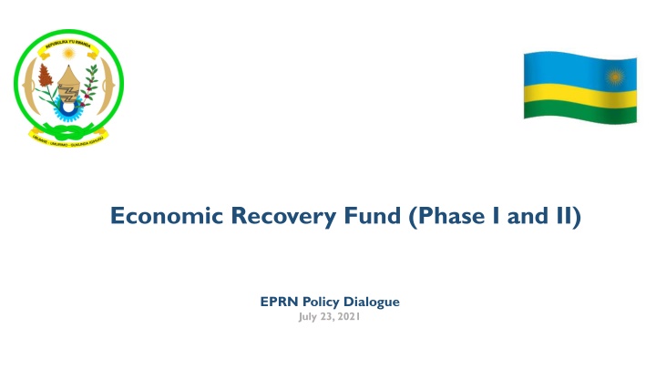 economic recovery fund phase i and ii