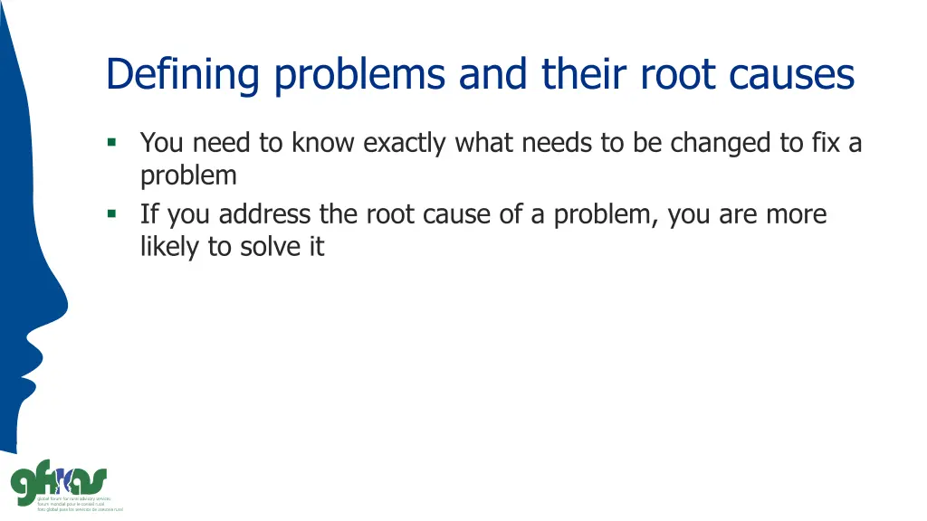 defining problems and their root causes