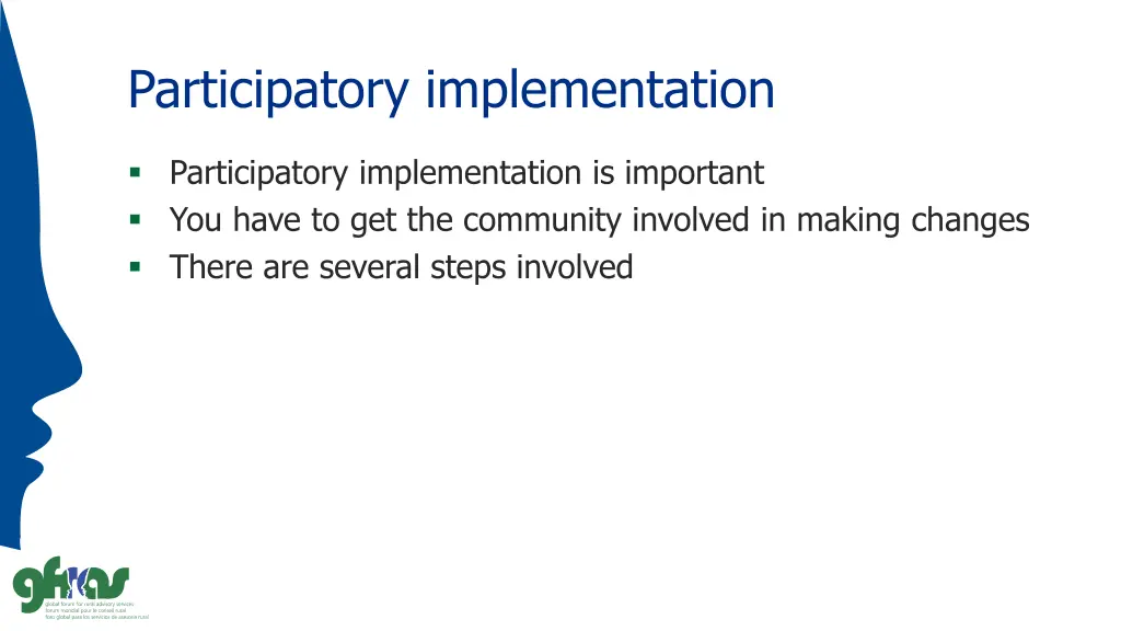 participatory implementation