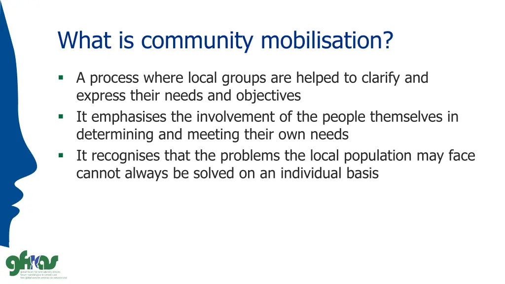 what is community mobilisation