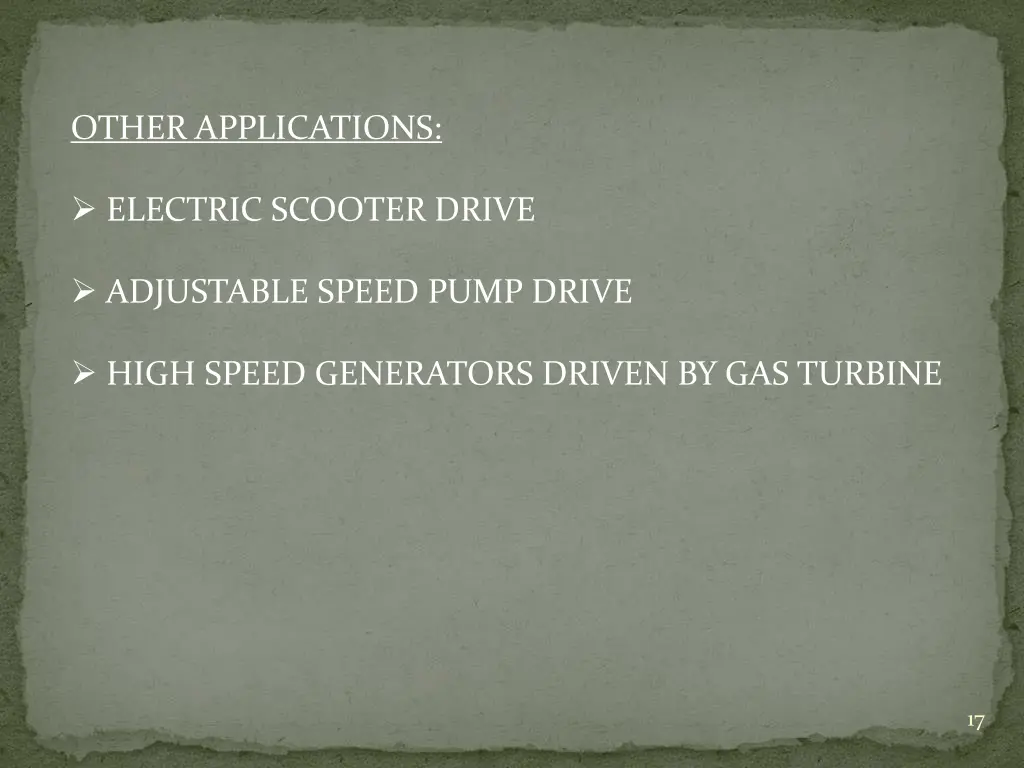 other applications