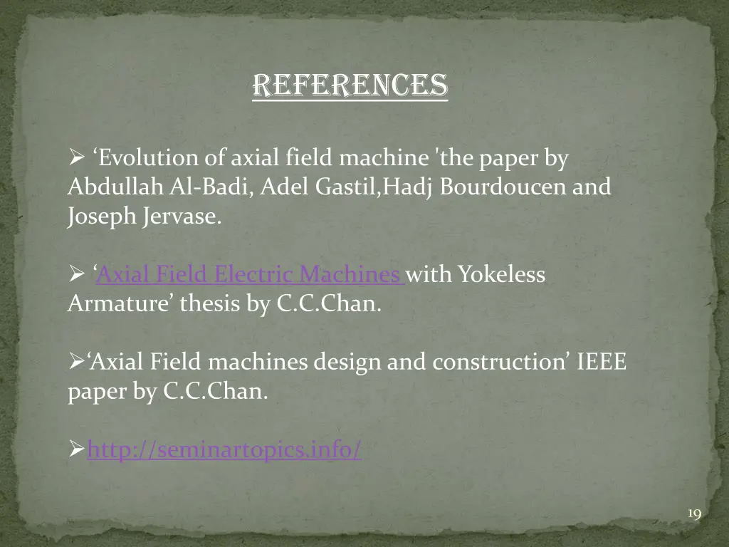 references