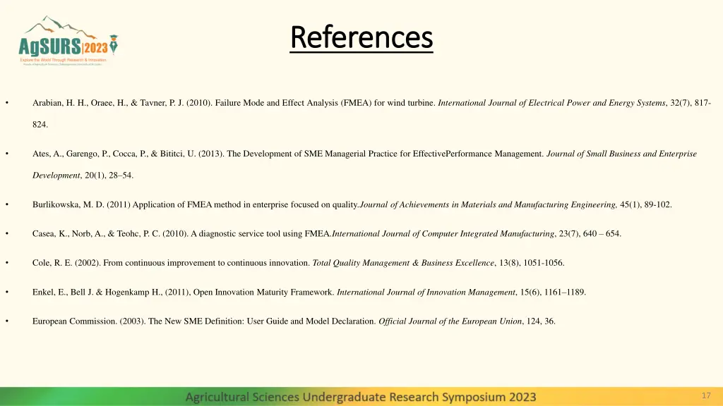 references references
