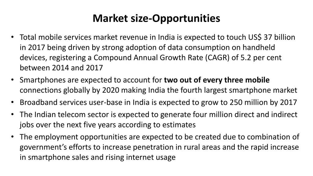 market size opportunities