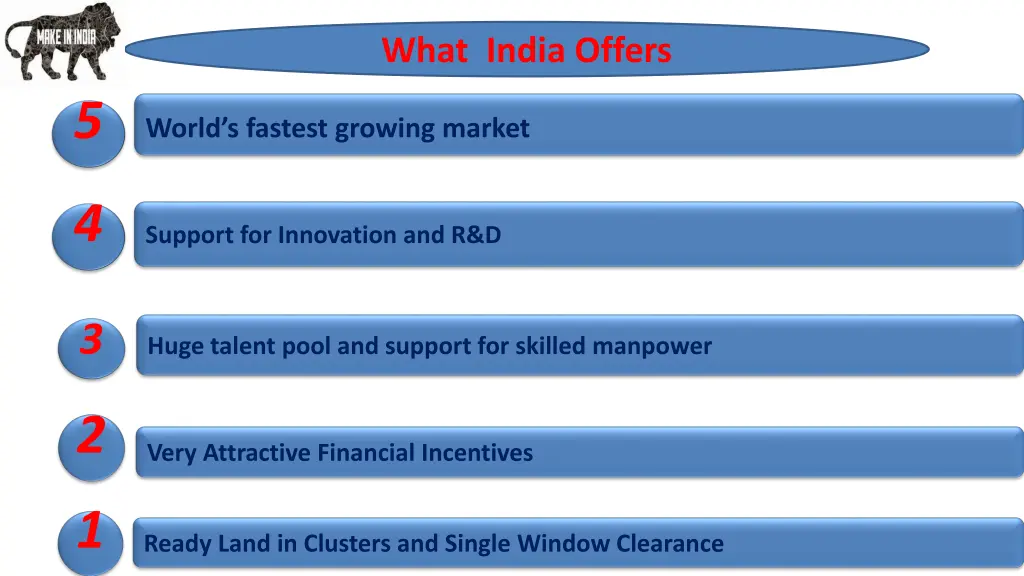 what india offers