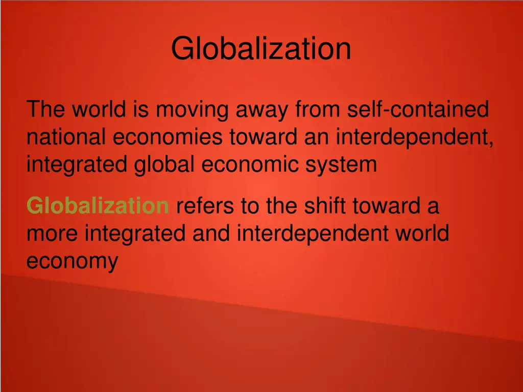 globalization