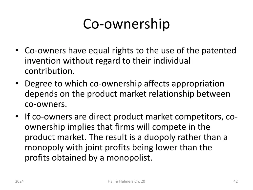 co ownership 2