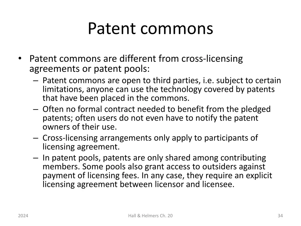 patent commons 1