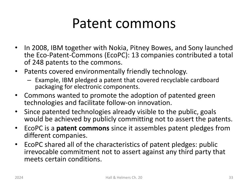 patent commons
