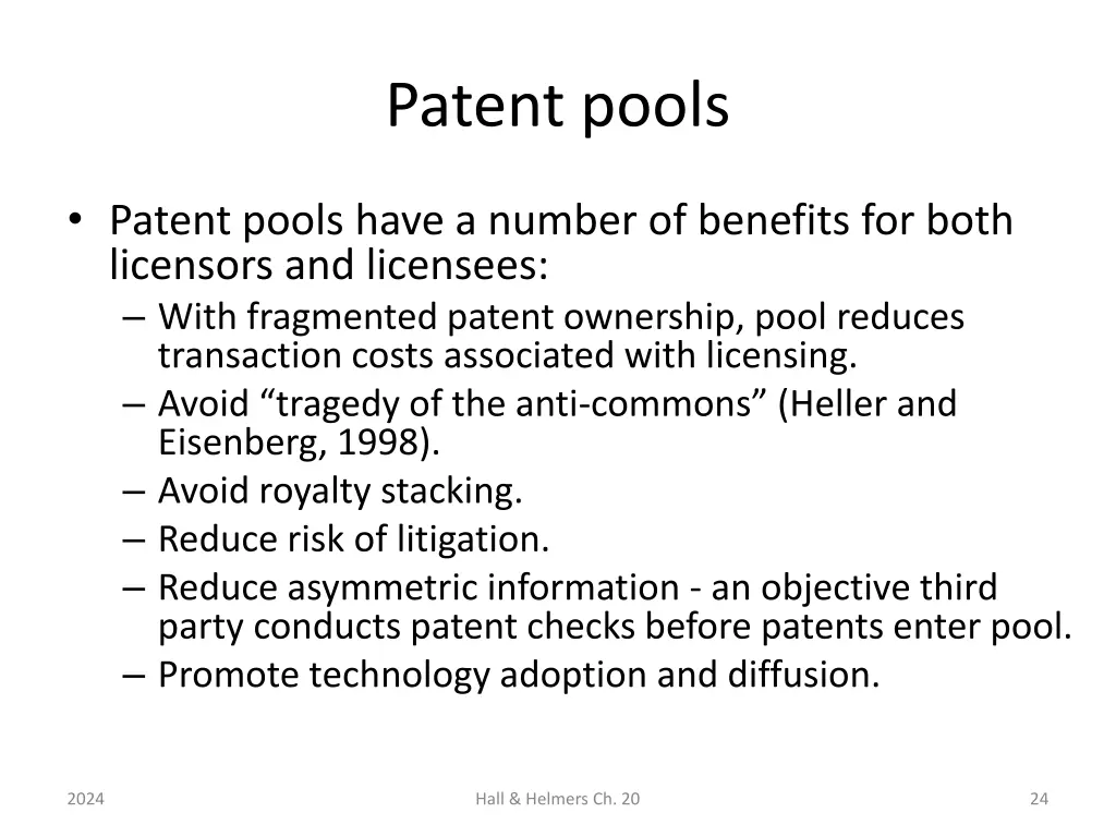 patent pools 4