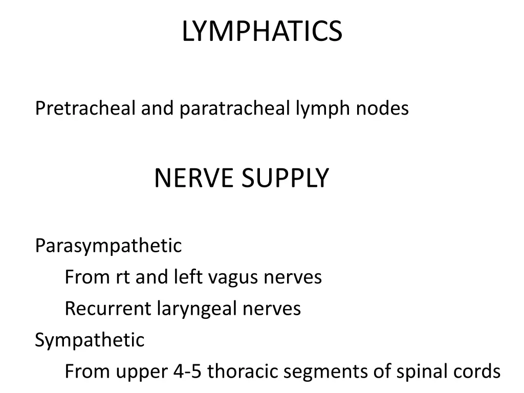 lymphatics
