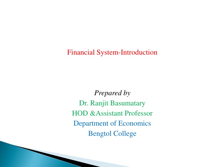 financial system introduction