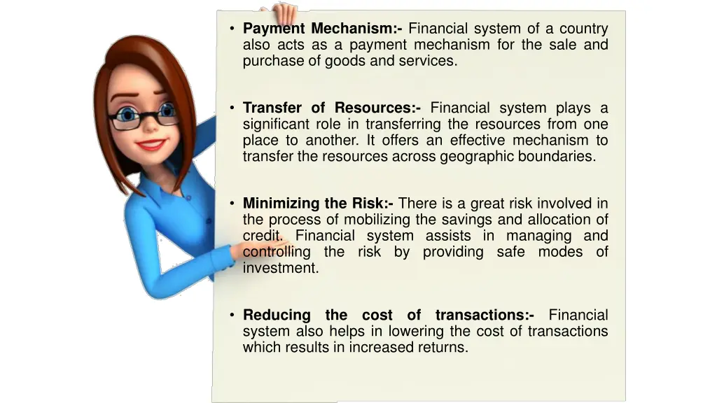 payment mechanism financial system of a country