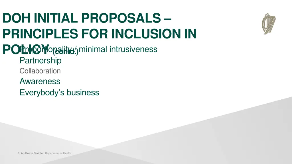 doh initial proposals principles for inclusion 1